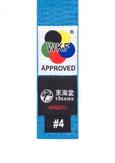 Пояс для кимоно синий Tokaido Belt WKF
