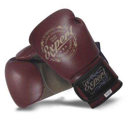 Перчатки для бокса FIGHT EXPERT коричневые