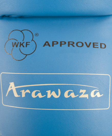Защита голени и стопы Arawaza WKF синий