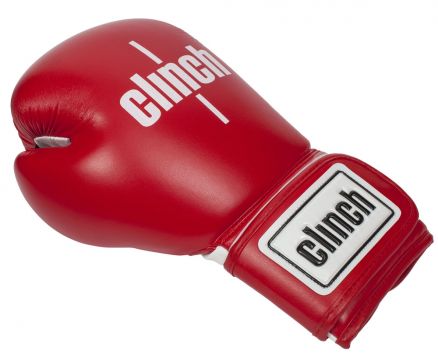 Перчатки для бокса CLINCH Fight красный/белые