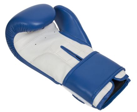 Перчатки для бокса CLINCH Fight синие/белые