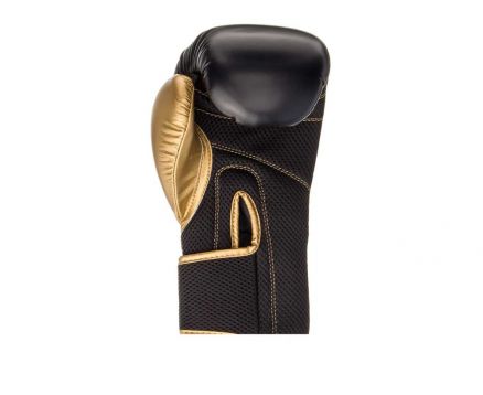 Перчатки для бокса CLINCH AERO чёрно-золотые