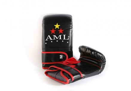 Перчатки для бокса AML Star снарядные чёрные