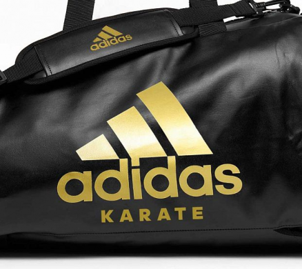 Сумка-рюкзак Training 2 in 1 PU Bag Karate L чёрно-золотая