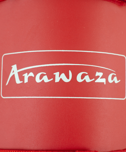 Защита голени и стопы Arawaza WKF красный