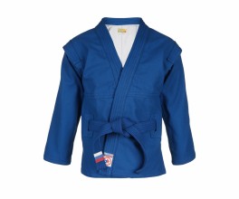 Куртка для самбо Крепыш синий