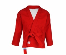 Куртка для самбо First красный