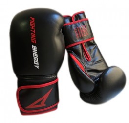 Перчатки для бокса FIGHTING ENERGY CLASSIC чёрные