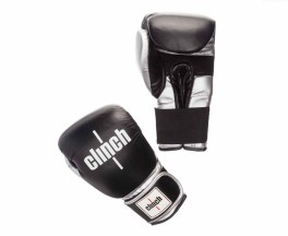 Перчатки для бокса CLINCH Prime чёрные/серебряные
