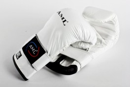 Перчатки для бокса AML PRO снарядные белые