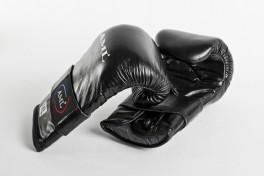 Перчатки для бокса AML PRO снарядные чёрные