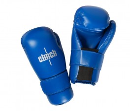 Перчатки для кикбоксинга CLINCH Semi Contact Gloves Kick синие