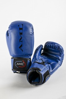 Перчатки для бокса AML синие