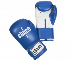 Перчатки для бокса CLINCH Fight синие/белые