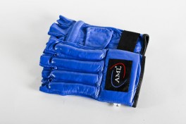 Перчатки для бокса AML снарядные синие
