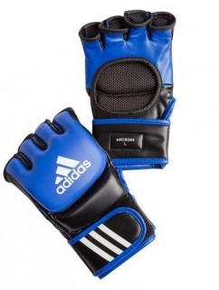 Перчатки для ММА ADIDAS Ultimate Fight Gloves синие/чёрные