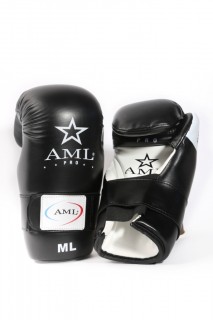 Перчатки для тхэквондо AML Pro семи-контакт чёрные